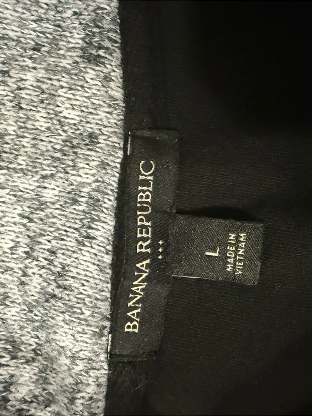 Banana Republic Heather Gray Knit Button-Up Jacket